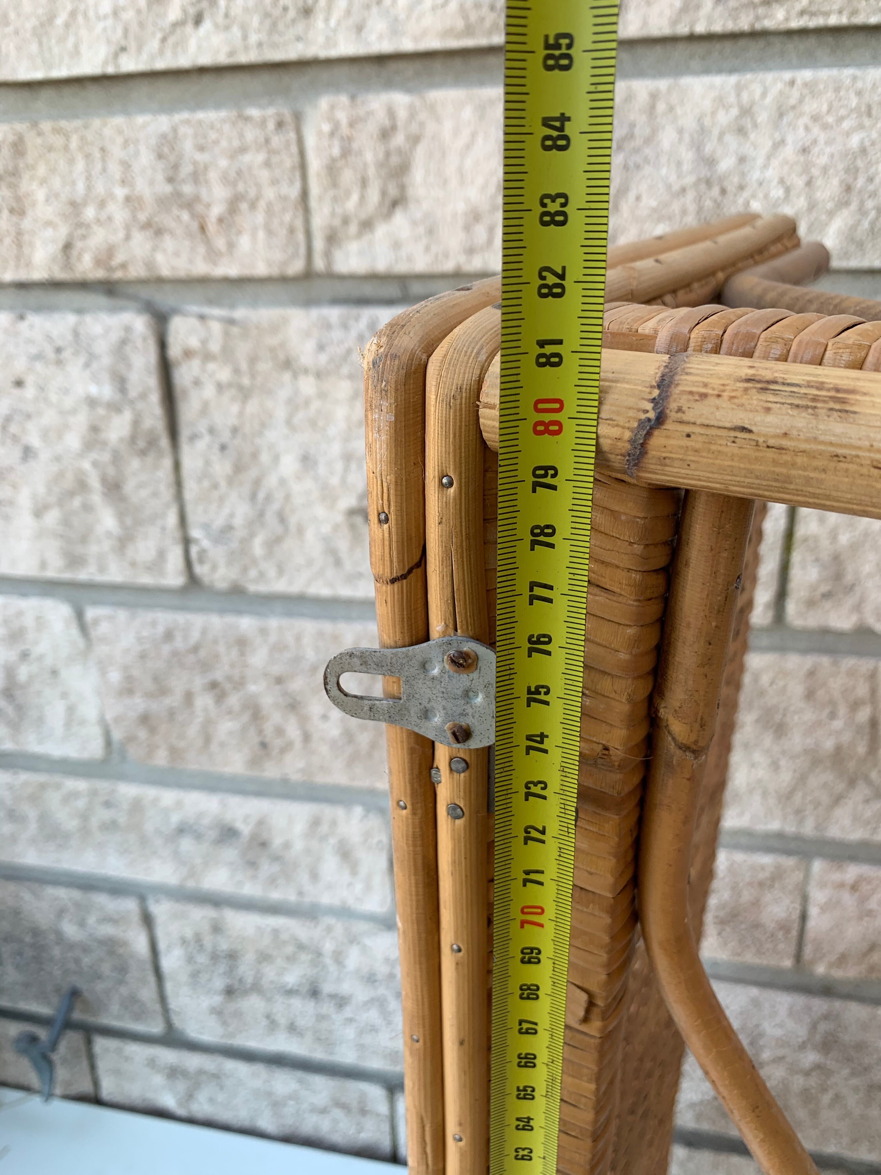Vintage bamboo coat holder