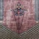 Vintage Anatolian prayer rug made of hand-knotted wool.