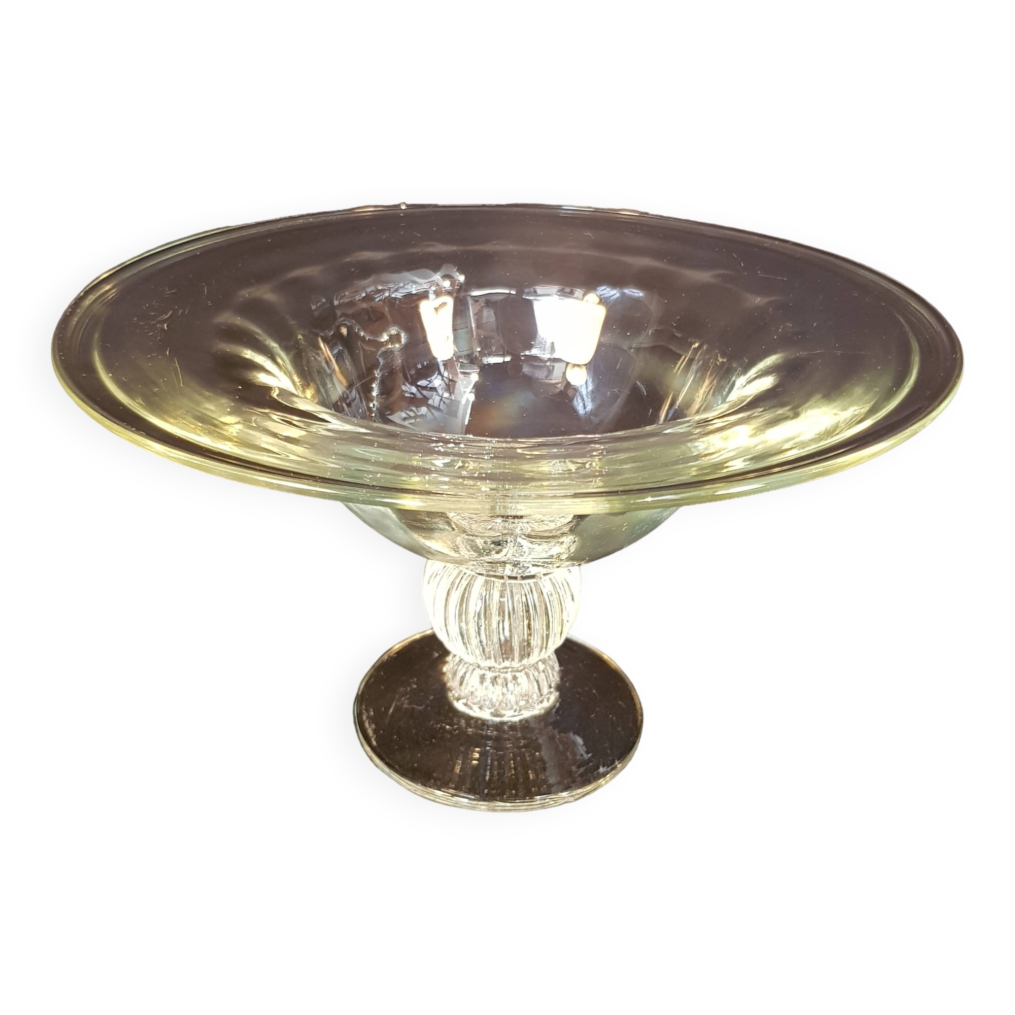 Grande coupe en verre