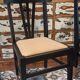 Lot de 6 chaises bistrot noir et bois