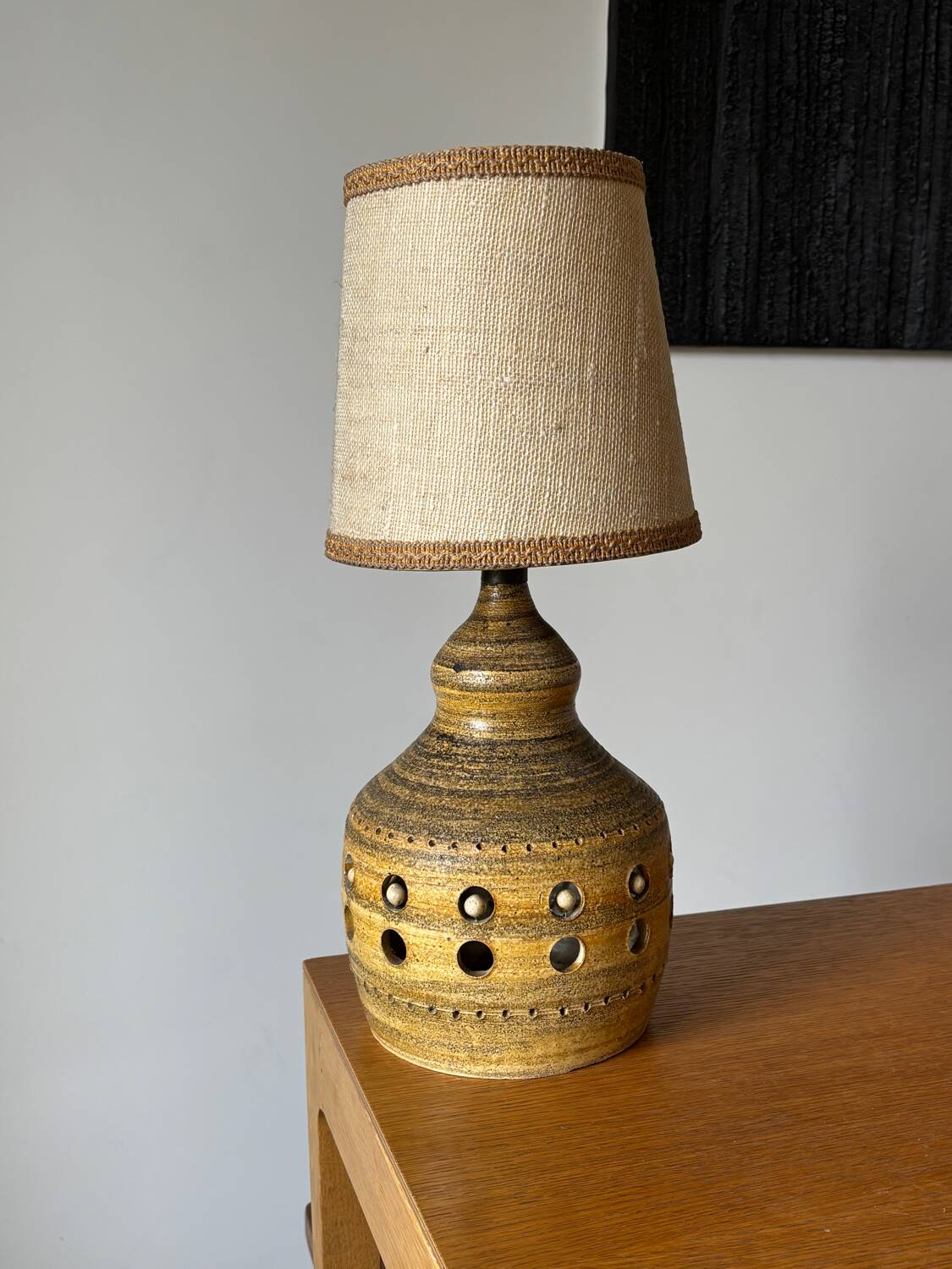 Lamp Georges Pelletier ceramic