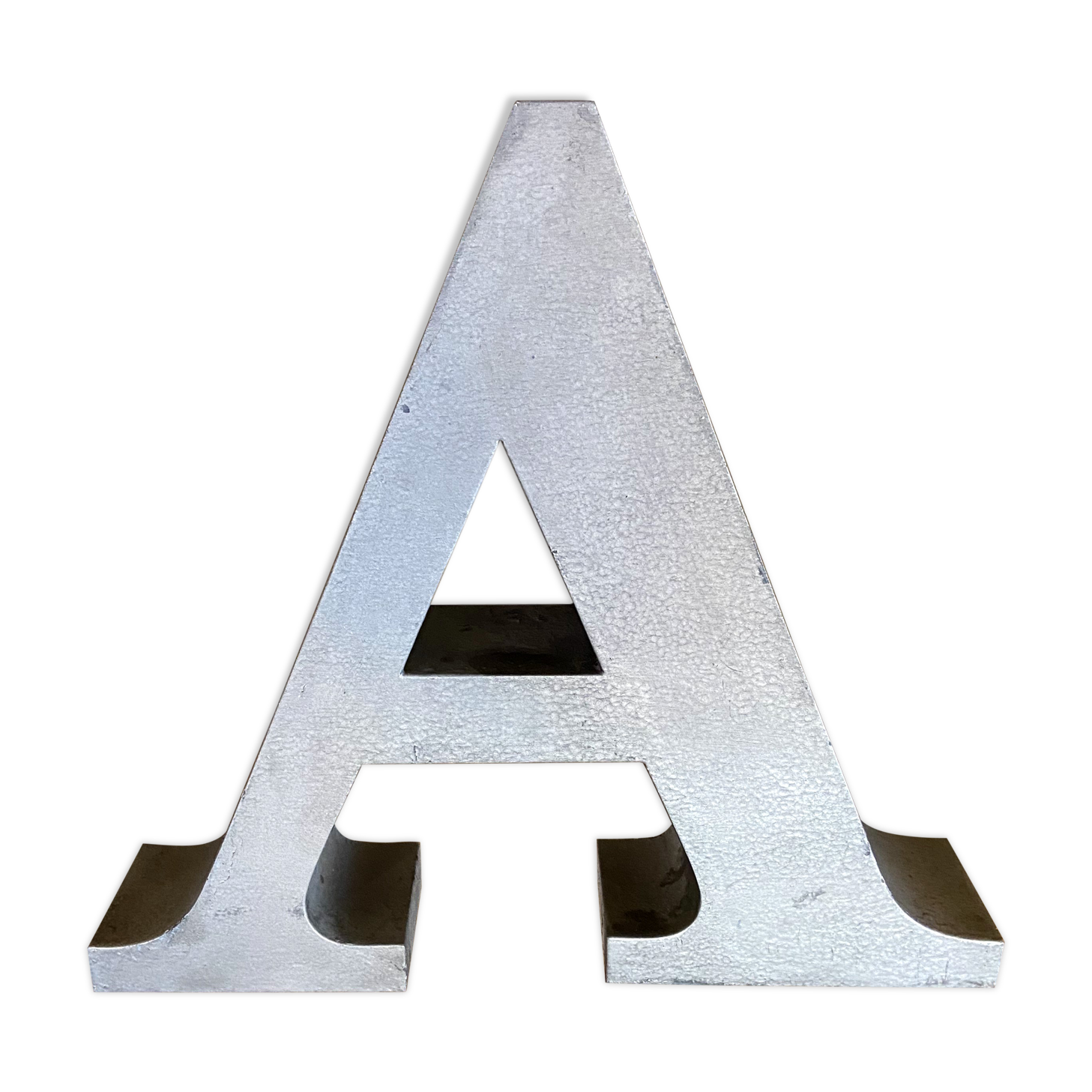 Metal letter A