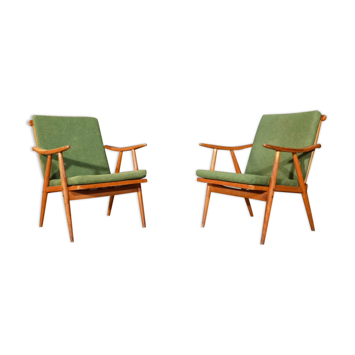 Paire de fauteuils, Ton modèleBoomerang