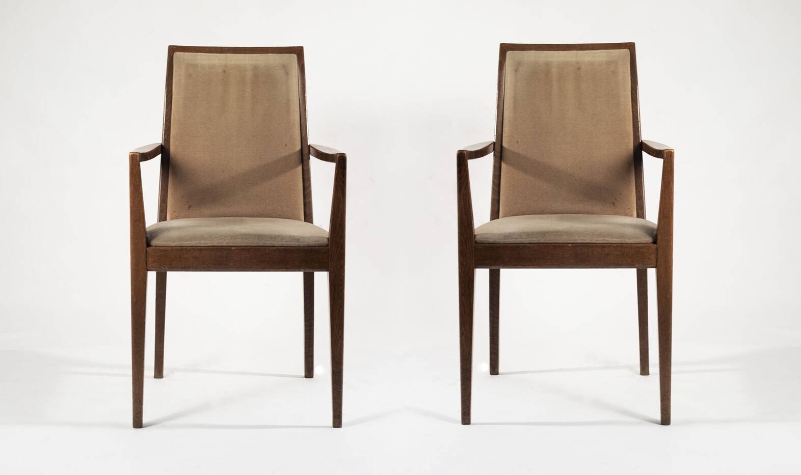 Set of 2 vintage Wiesner Hager armchairs, Austria, 1960s