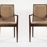 Set of 2 Wiesner Hager vintage armchairs, Austria, 1960s