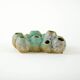 Ceramic vase – flower frog, Danish design, 1960s, made in Denmark