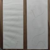 Lot de deux estampes japonaises sur papier
