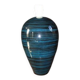 Blue ceramic lamp base