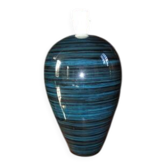 Blue ceramic lamp base