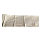 Drap 2 personnes en métis avec bandeau à petits ronds brodé