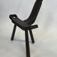 Vintage Spanish chair / stool 70s design brutalist