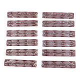 12 porte-couteaux en cristal taillé dans leur boite d'origine longueur