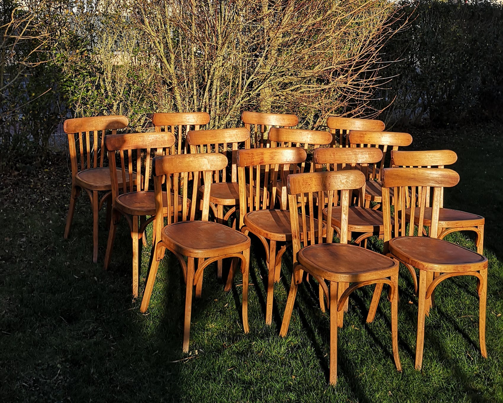 Set of 8 chairs Bistro Baumann