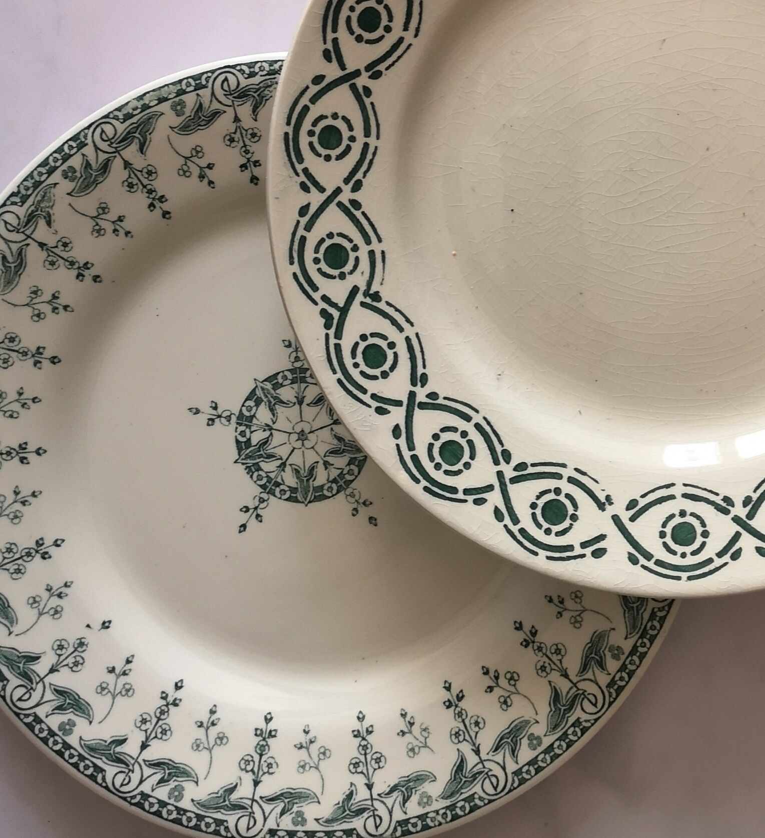 Lot de 3 assiettes vintage Terre de Fer