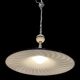 Italian black & white murano glass light pendant