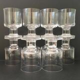 10 verres à vin en cristal