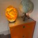 1980 Brown Wood Chest of Drawers with Fold-Out Work Surface and Angled Desktop