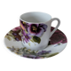 Porcelain Coffee Cup Bill Goldsmith Limoges "Victoria"