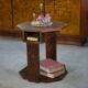 Art Deco side table in rosewood veneer