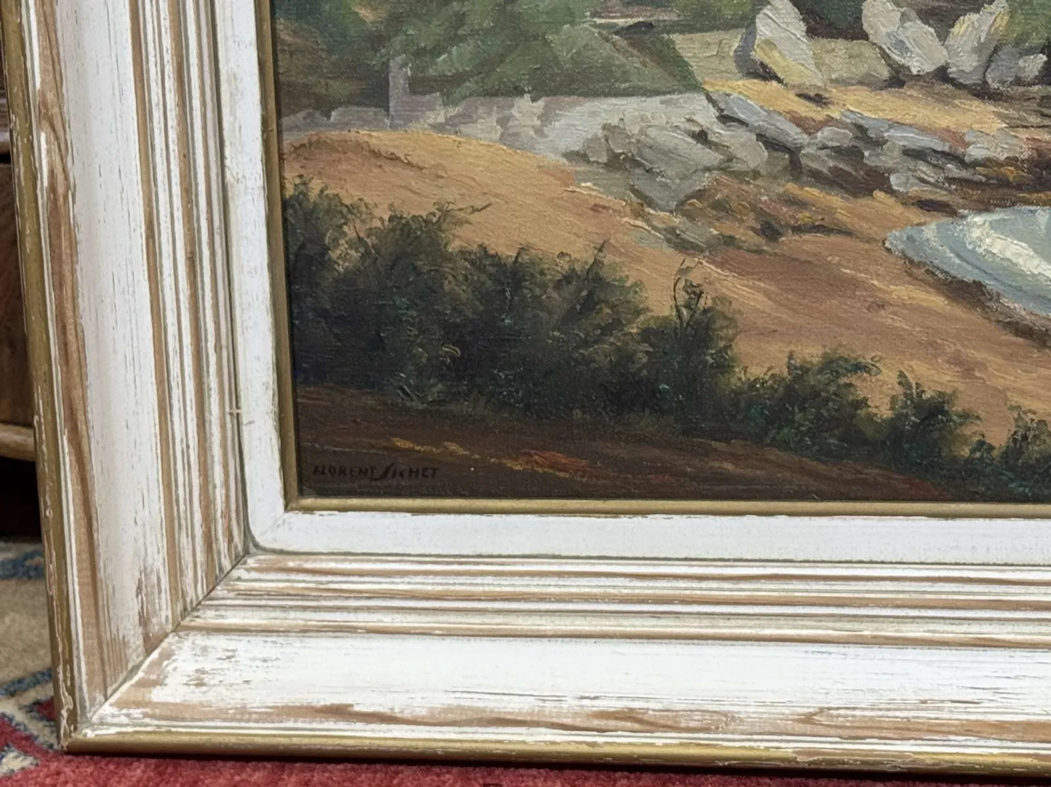 Oil on canvas signed Florent Sichet (1918-2014)