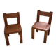 Paire de chaises Pierre Chapo S11