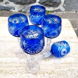 Set of 5 crystal wine glasses from Poland