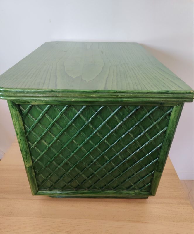 Maugrion bedside table Roche Bobois green