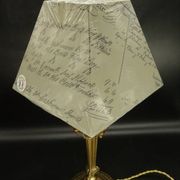 Large lamp with ram's heads in Louis XVI style - gilded bronze