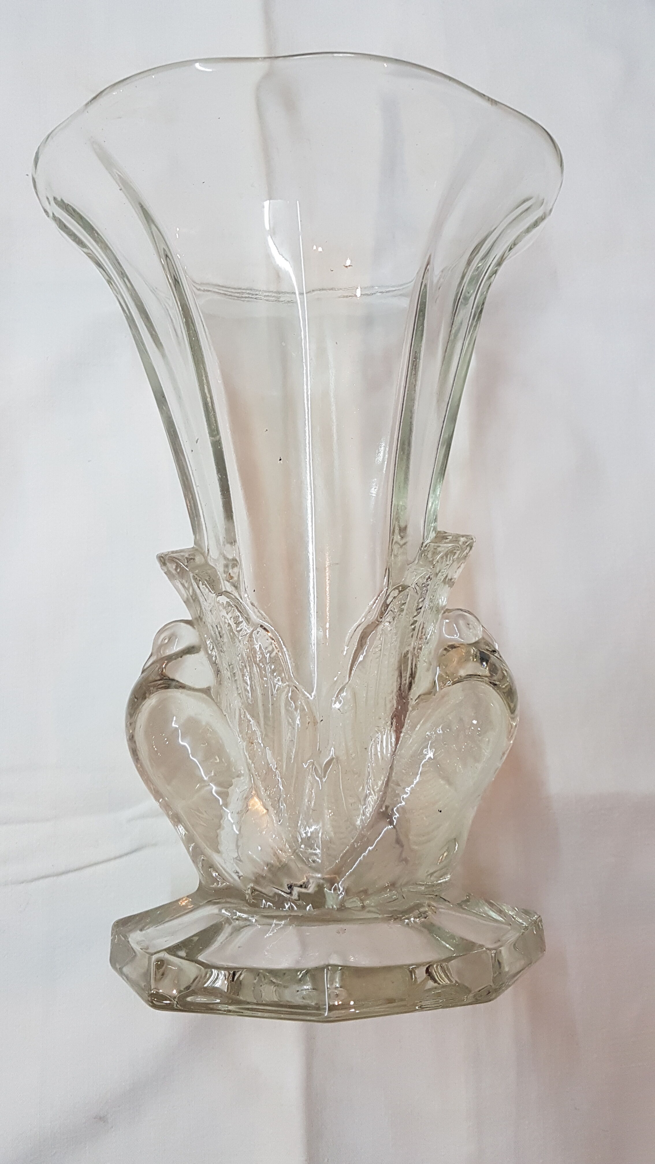 Pair of vases molded Crystal