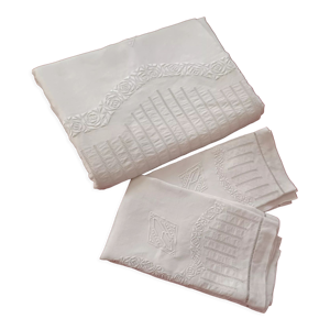 Drap et ses taies d'oreiller en