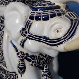 Hollywood Regency Ceramic Elephant