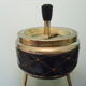 Free-standing ashtray with magazine holder