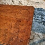 French side table in cherry wood, late 18th century.