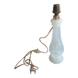 Old twisted anise glass table lamp