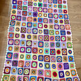 Vintage crochet cover - handmade -