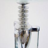 Pietro Chiesa for Fontana Arte rare pair of crystal floor lamps, 1930s