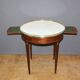 Table bouillotte de style Louis XVI en acajou vers 1920