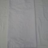 old large pillowcase in thin white monogrammed canvas