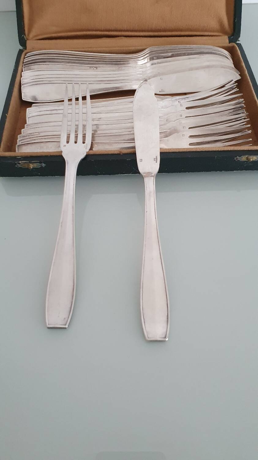 Christofle fish cutlery set
