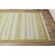 1970s Vintage Turkish Handmade Wool Cotton Green Kilim Rug 117x170