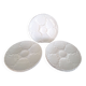 Set of 6 Bareuther Bavaria white porcelain oyster plates