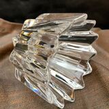 Small tulip pocket or signed crystal baguier, Scandinavian design by Jan Johanson Orrefors