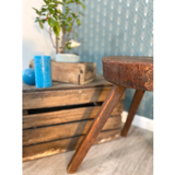 Brutalist tripod stool