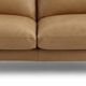 Leather two-seater sofa