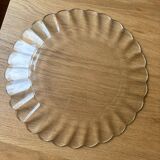 Plat verre festonné