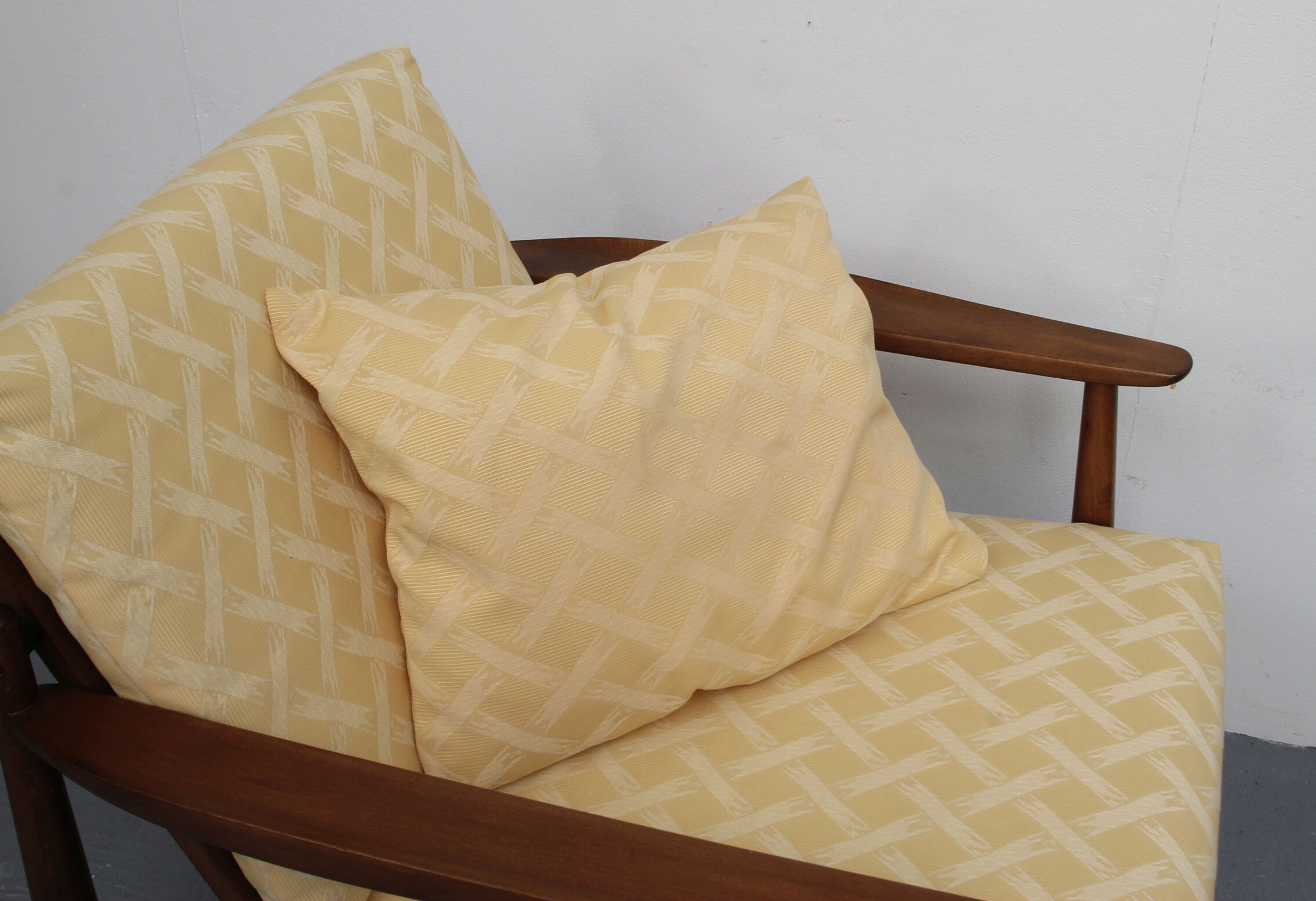 1960s armchair in yellow