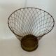 Brass paper basket