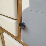 Buffet mado brushed oak and vintage cream