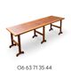 Large oak refectory table