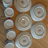 Gold pattern porcelain coffee cups